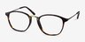 Crave Écailles Plastic-metalMontures de lunettes de vue d'EyeBuyDirect, Vue d'Angle