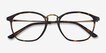 Crave Tortoise Plastic, MetalEyeglass Frames from EyeBuyDirect, Closed View