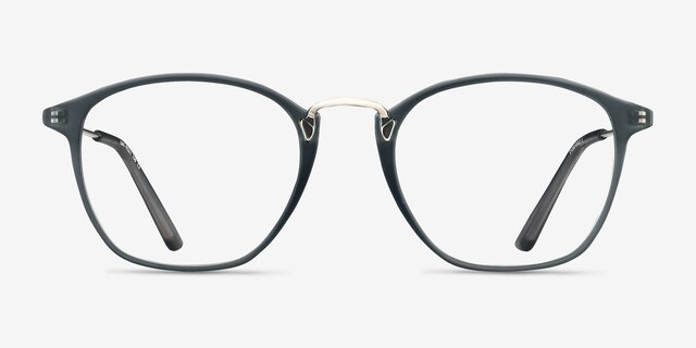Crave Matte Gray MétalMontures de lunettes de vue d'EyeBuyDirect, Vue de Face