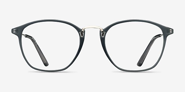 Crave Matte Gray Metal Eyeglass Frames