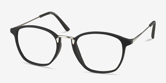 Crave Dark Green MetalEyeglass Frames from EyeBuyDirect, Angle View