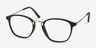 Crave Dark Green MetalEyeglass Frames from EyeBuyDirect, Angle View