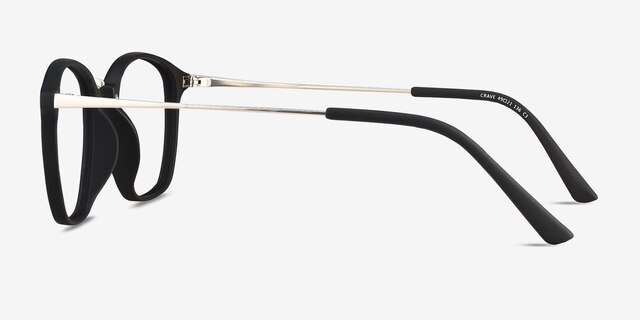 Crave Dark Green MetalEyeglass Frames from EyeBuyDirect, Side View