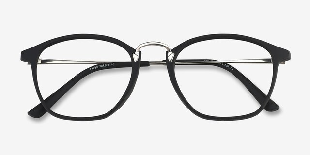 Crave Dark Green MetalEyeglass Frames from EyeBuyDirect, Closed View