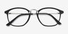 Crave Dark Green MetalEyeglass Frames from EyeBuyDirect, Closed View