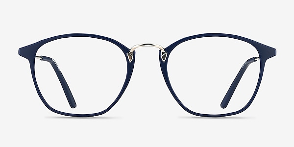 Crave Matte Navy Metal Eyeglass Frames