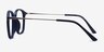 Crave Matte Navy MetalEyeglass Frames from EyeBuyDirect, Side View
