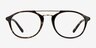 Lola Tortoise MetalEyeglass Frames from EyeBuyDirect, Front View