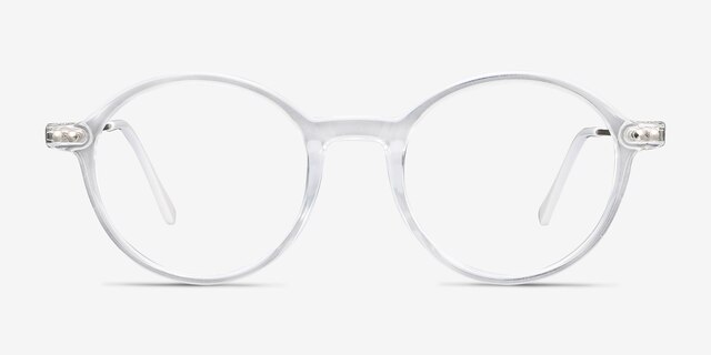 Hijinks Clear Plastic-metalEyeglass Frames from EyeBuyDirect, Front View
