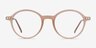 Hijinks Pink MetalEyeglass Frames from EyeBuyDirect, Front View