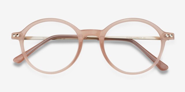 Hijinks Pink MetalEyeglass Frames from EyeBuyDirect, Closed View