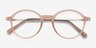 Hijinks Pink MetalEyeglass Frames from EyeBuyDirect, Closed View