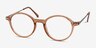 Hijinks Cinnamon Plastic-metalEyeglass Frames from EyeBuyDirect, Angle View