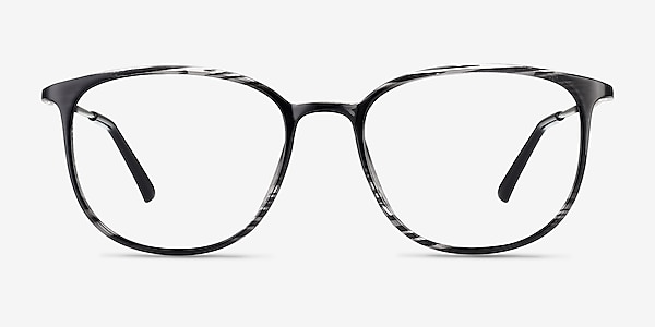 Strike Black striped Métal Montures de lunettes de vue