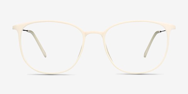 Strike white Plastic-metal Eyeglass Frames