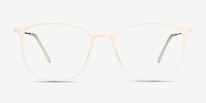 Strike white Plastic-metal Montures de lunettes de vue d'EyeBuyDirect