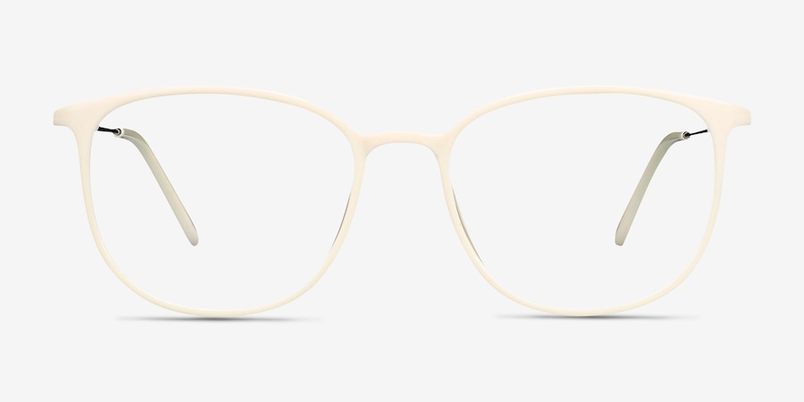 Strike Square white Full Rim Eyeglasses | Eyebuydirect