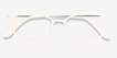 Strike White Plastic, MetalEyeglass Frames from EyeBuyDirect, Closed View