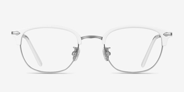 Links White Metal Eyeglass Frames