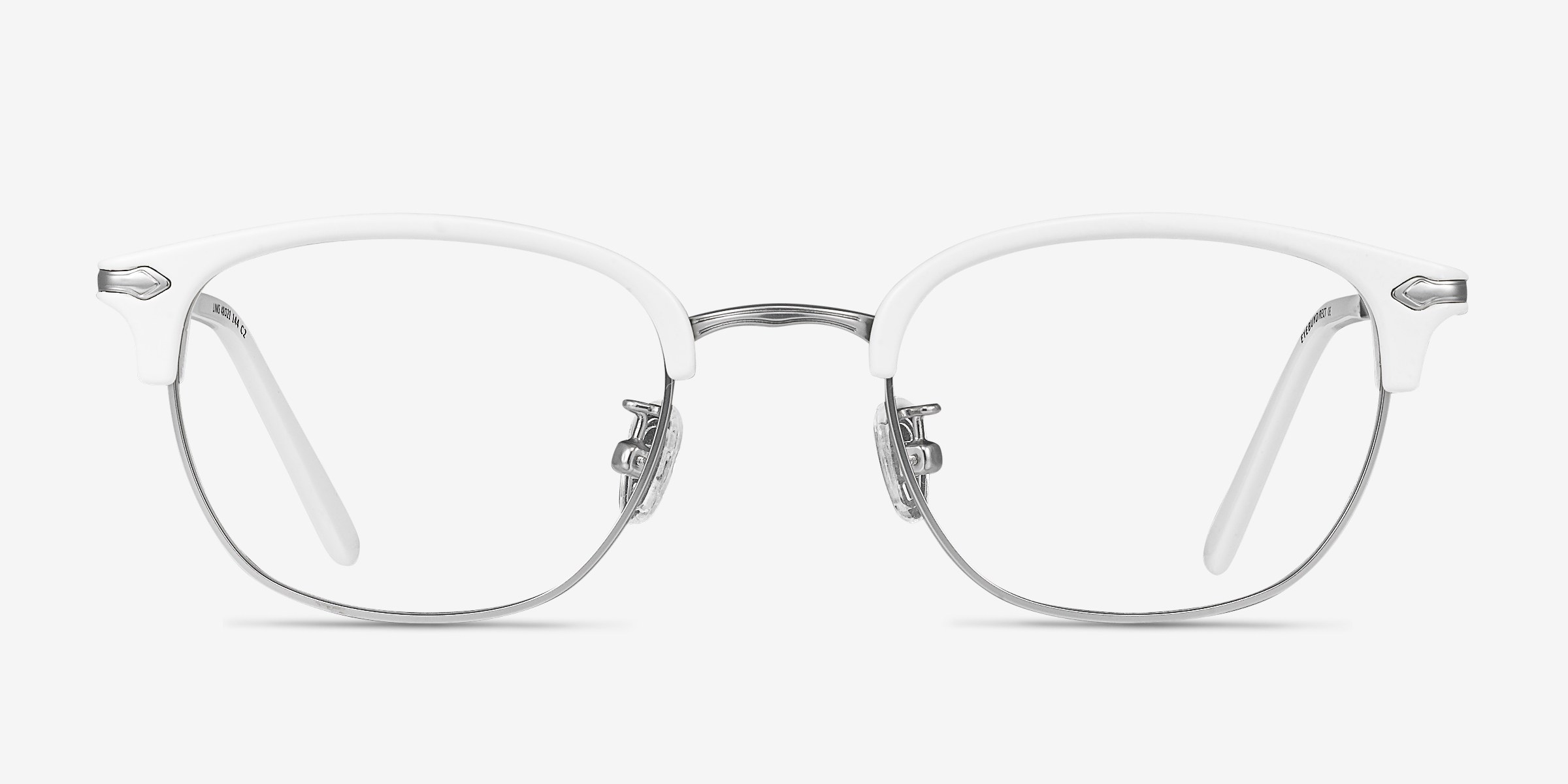 Links Browline White Glasses For Women Eyebuydirect Canada