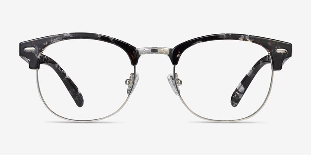 Roots Fleuries Plastic-metalMontures de lunettes de vue d'EyeBuyDirect, Vue de Face