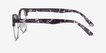 Roots Floral Plastic, MetalEyeglass Frames from EyeBuyDirect, Side View