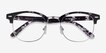 Roots Floral Plastic, MetalEyeglass Frames from EyeBuyDirect, Closed View