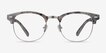 Roots Speckled Gray Plastic, MetalEyeglass Frames from EyeBuyDirect, Front View