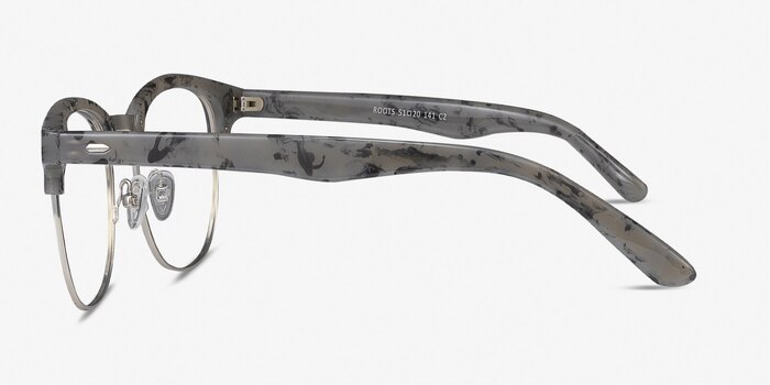 Roots Speckled Gray Plastic-metal Eyeglass Frames from EyeBuyDirect