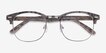 Roots Speckled Gray Plastic, MetalEyeglass Frames from EyeBuyDirect, Closed View