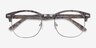 Roots Speckled Gray Plastic-metalEyeglass Frames from EyeBuyDirect, Closed View