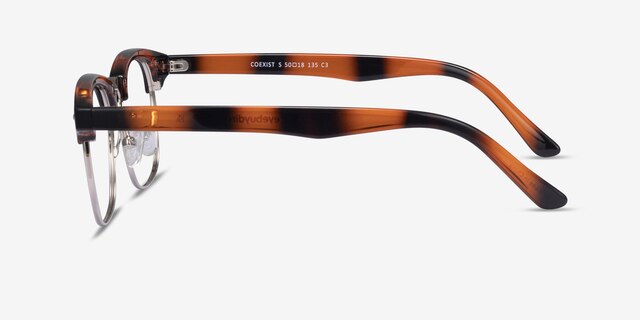 Coexist Tortoise Plastic-metalEyeglass Frames from EyeBuyDirect, Side View