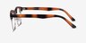 Coexist Tortoise Plastic-metalEyeglass Frames from EyeBuyDirect, Side View