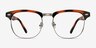 Coexist Tortoise Plastic-metalEyeglass Frames from EyeBuyDirect, Front View
