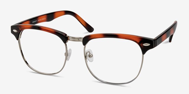 Coexist Tortoise Plastic-metalEyeglass Frames from EyeBuyDirect, Angle View