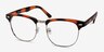 Coexist Tortoise Plastic-metalEyeglass Frames from EyeBuyDirect, Angle View