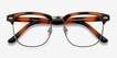Coexist Tortoise Plastic, MetalEyeglass Frames from EyeBuyDirect, Closed View