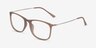 Hurricane Matte Cinnamon Plastic-metalEyeglass Frames from EyeBuyDirect, Angle View