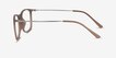 Hurricane Matte Cinnamon Plastic, MetalEyeglass Frames from EyeBuyDirect, Side View