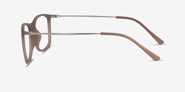 Hurricane Matte Cinnamon Plastic-metalEyeglass Frames from EyeBuyDirect, Side View