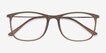 Hurricane Matte Cinnamon Plastic, MetalEyeglass Frames from EyeBuyDirect, Closed View