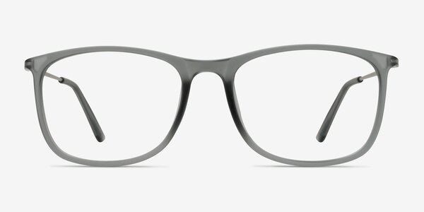 Hurricane Matte Gray Plastic-metal Eyeglass Frames