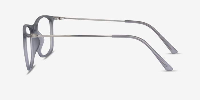 Hurricane Matte Gray Plastic-metal Eyeglass Frames from EyeBuyDirect