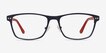 Comity Navy Acetate, MetalEyeglass Frames from EyeBuyDirect, Front View