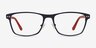 Comity Navy Acetate-metalEyeglass Frames from EyeBuyDirect, Front View
