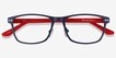 Comity Navy Acetate, MetalEyeglass Frames from EyeBuyDirect, Closed View