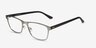 Comity Light Green Acetate-metalEyeglass Frames from EyeBuyDirect, Angle View