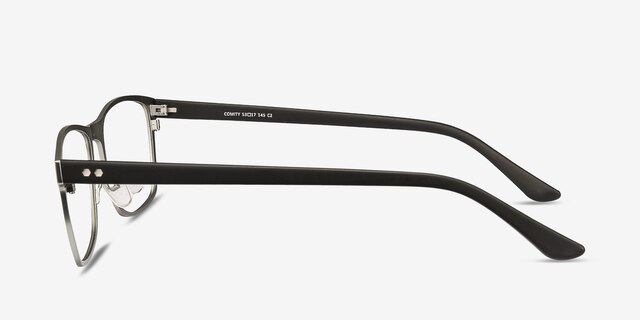 Comity Light Green Acetate-metalEyeglass Frames from EyeBuyDirect, Side View