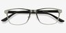 Comity Light Green Acetate-metalEyeglass Frames from EyeBuyDirect, Closed View