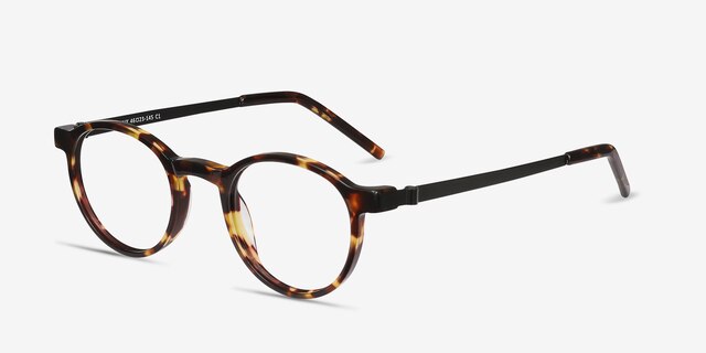 Anomaly Tortoise Acetate-metalEyeglass Frames from EyeBuyDirect, Angle View